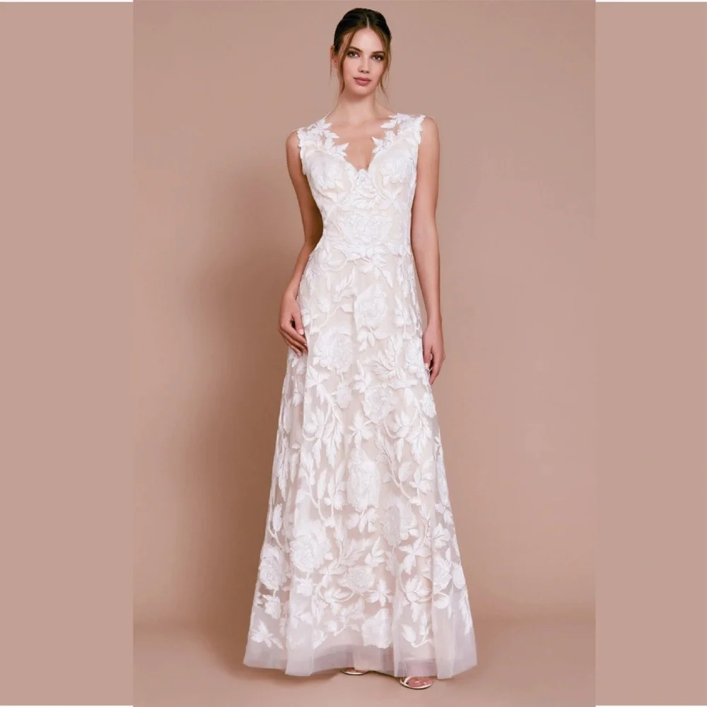 Tadashi Shoji-CECILA GOWN - Picture 1 of 8
